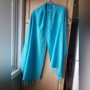 Elegant Turquoise Scarf